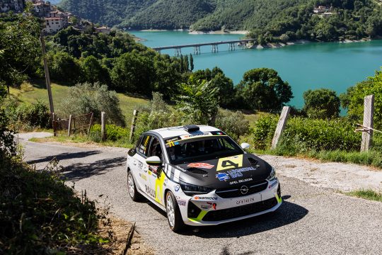 Tom Heindrichs und Jonas Schmitz bei der Rallye Rom