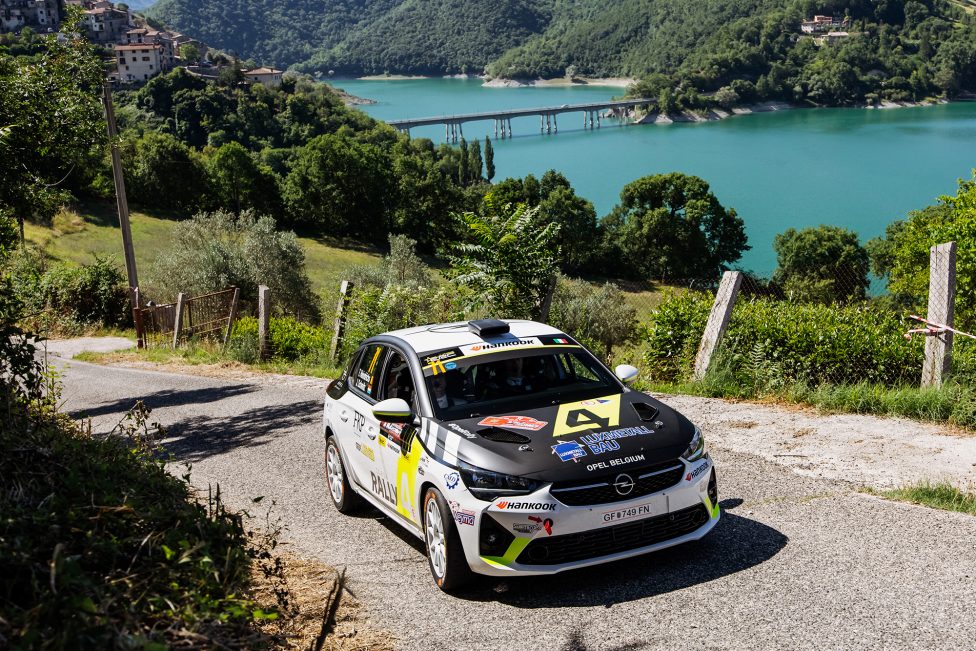 Tom Heindrichs und Jonas Schmitz bei der Rallye Rom