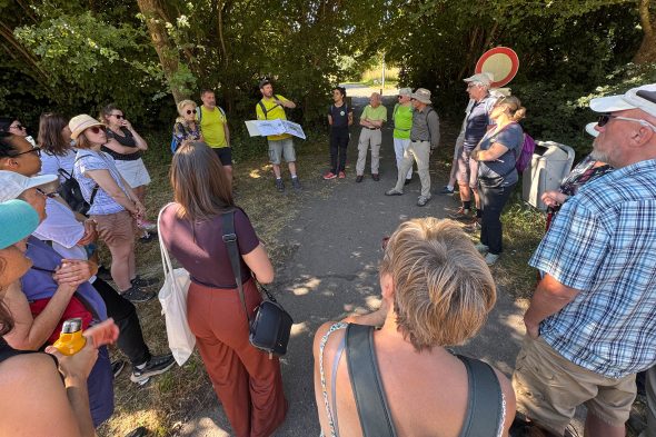 Spaziergang im Eupener Ortsteil Nispert zum Thema Wasserschutz