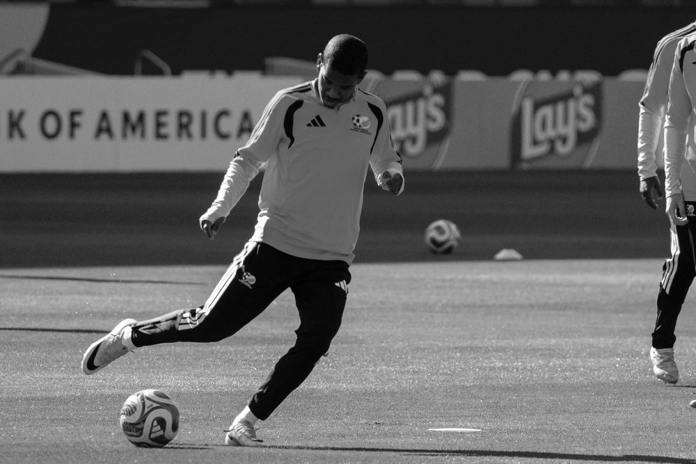 Jayden Adams bei einem Training Ende Juni in Los Angeles