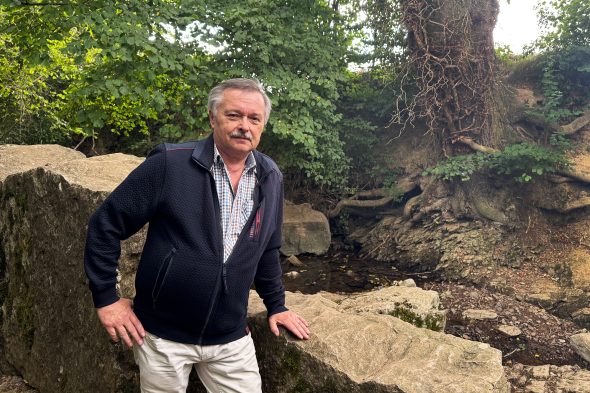 Ralph Mennicken am "Katzekönkel"