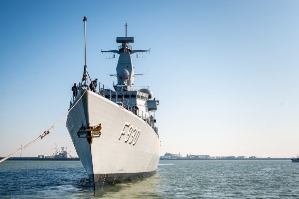 Fregatte Leopold in Zeebrugge 2020