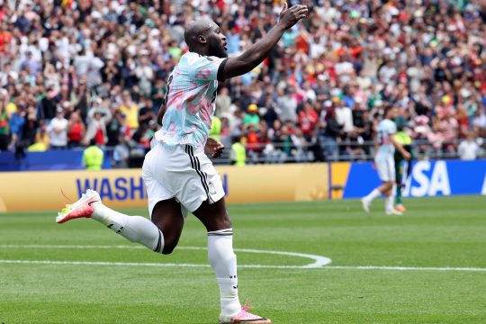 Romelu Lukaku jubelt nach dem Anschlusstreffer