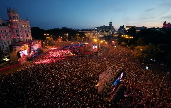 Spanien feiert seine WM-Helden: Volksfest in Madrid