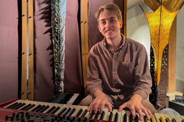 David Kisser am Klavier