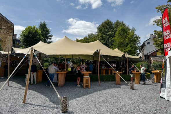 Zelt bei den Francofolies de Spa 2026