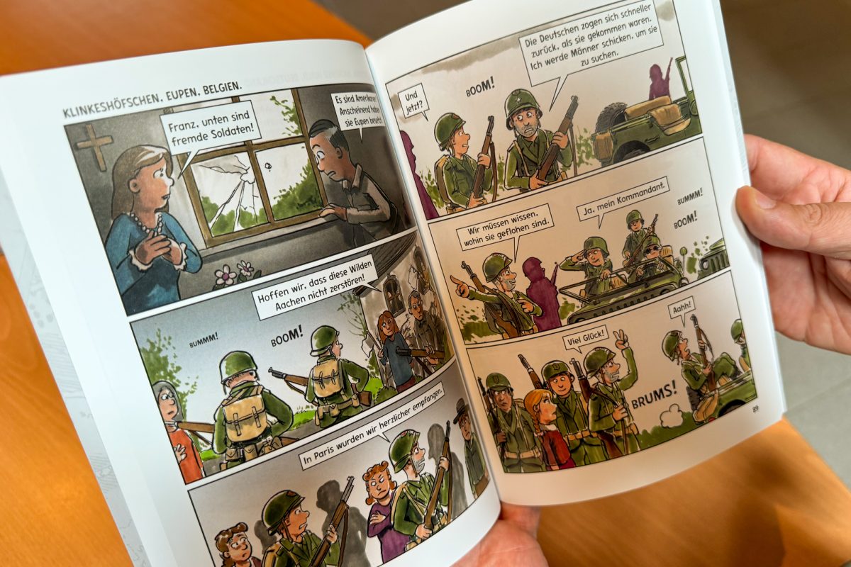 Seiten im neuen Comic