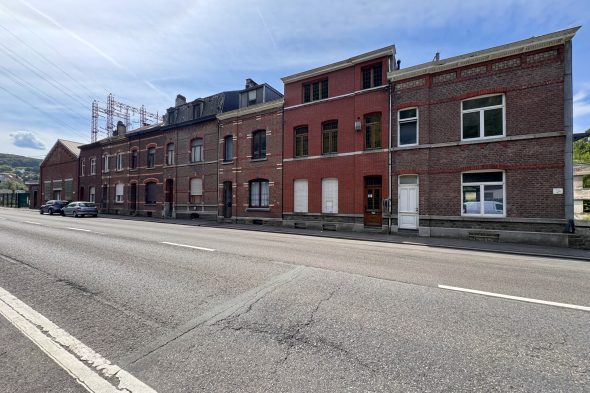 Häuser in Pepinster, die noch abgerissen werden