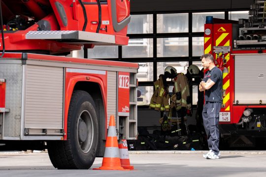 Hauptquartier der Brüsseler Feuerwehr