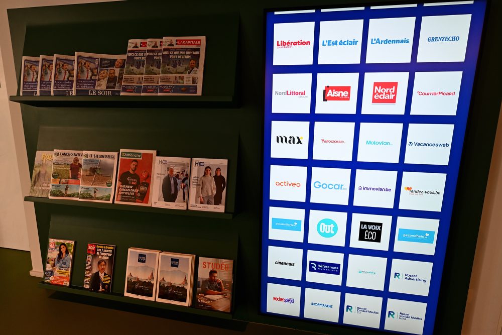 Logos verschiedener Medienhäuser, die zum Rossel-Konzern gehören