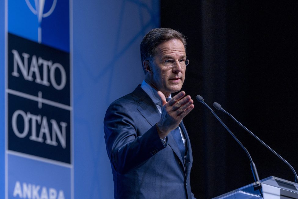Nato-Generalsekretär Mark Rutte beim Gipfel in Ankara