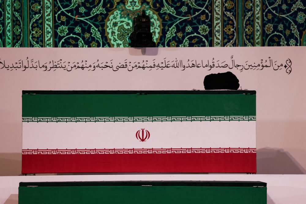 Der Sarg von Ali Chamenei