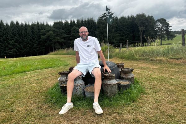Ralf Müller hat die Soccergolf-Anlage ins Leben gerufen
