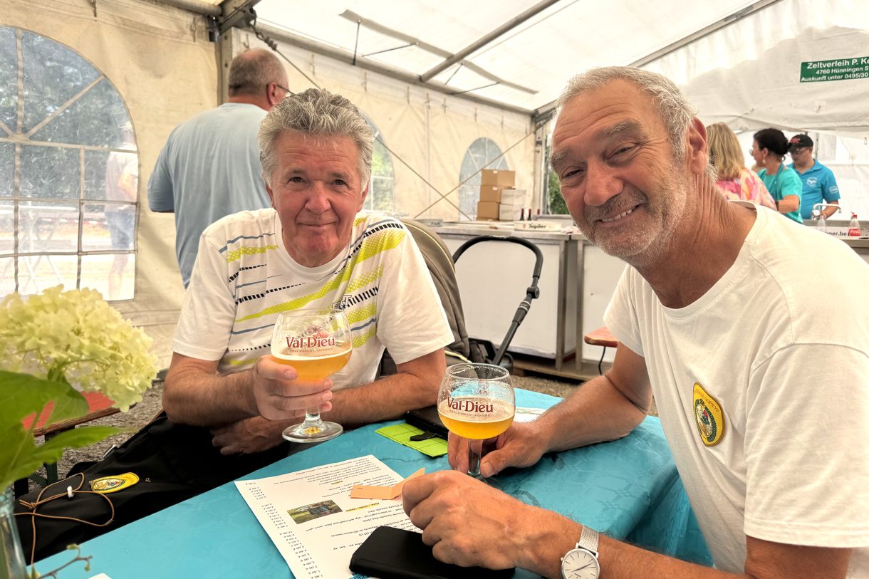 Joseph Dortu und Henri Bourse aus Oupeye waren begeistert von der 25-Kilometer-Runde