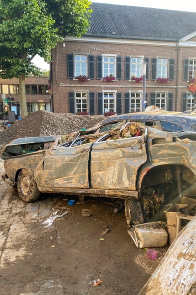 Stolberg unmittelbar nach der Flut
