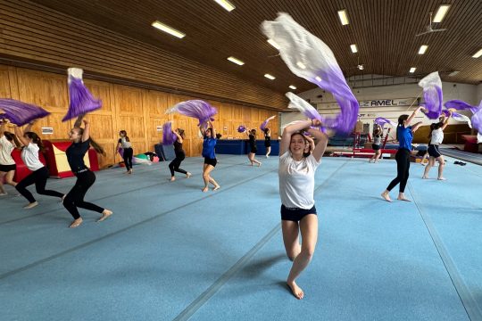 TV St. Vith beim Training vor der Eurogym
