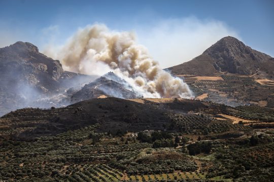 Waldbrand auf Kreta