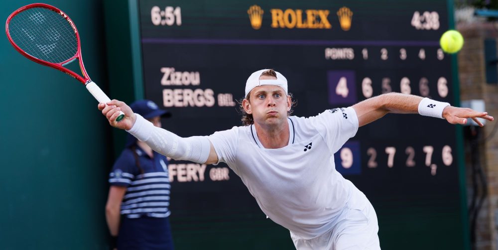 Trotz zwischenzeitlich klarer Führung verpasste Zizou Bergs in Wimbledon das Achtelfinale (Bild: Benoit Doppagne/Belga)