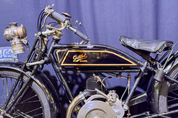 ein altes Motorrad der Gillet-Werke aus Herstal