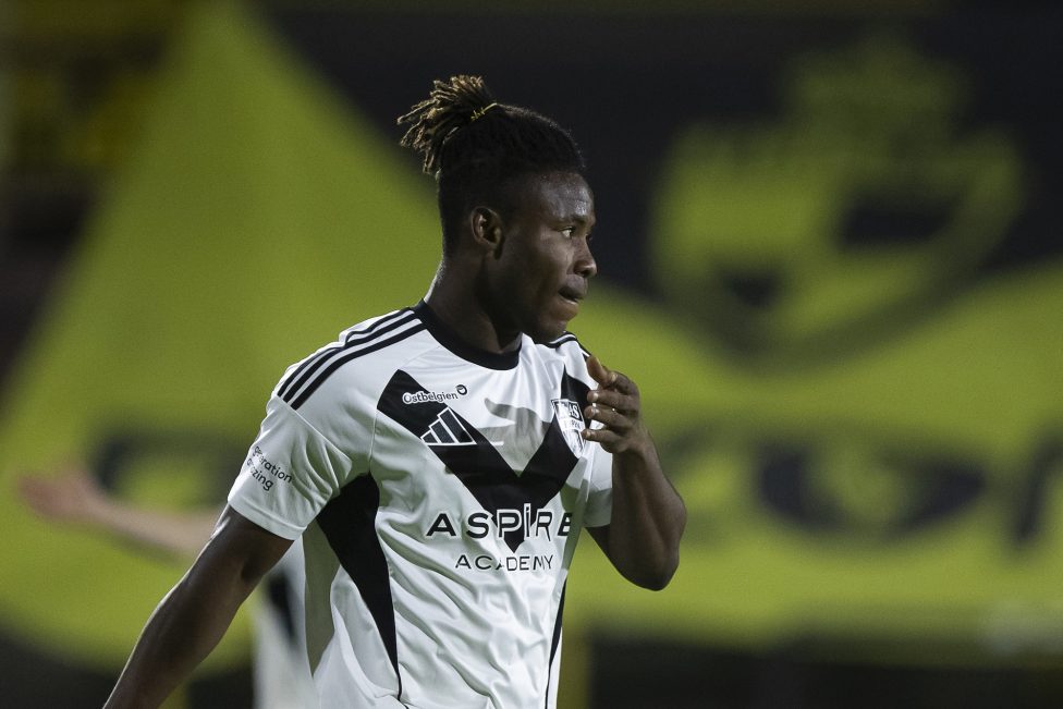 AS-Spieler Wedingo Ade Oguns auf dem Platz