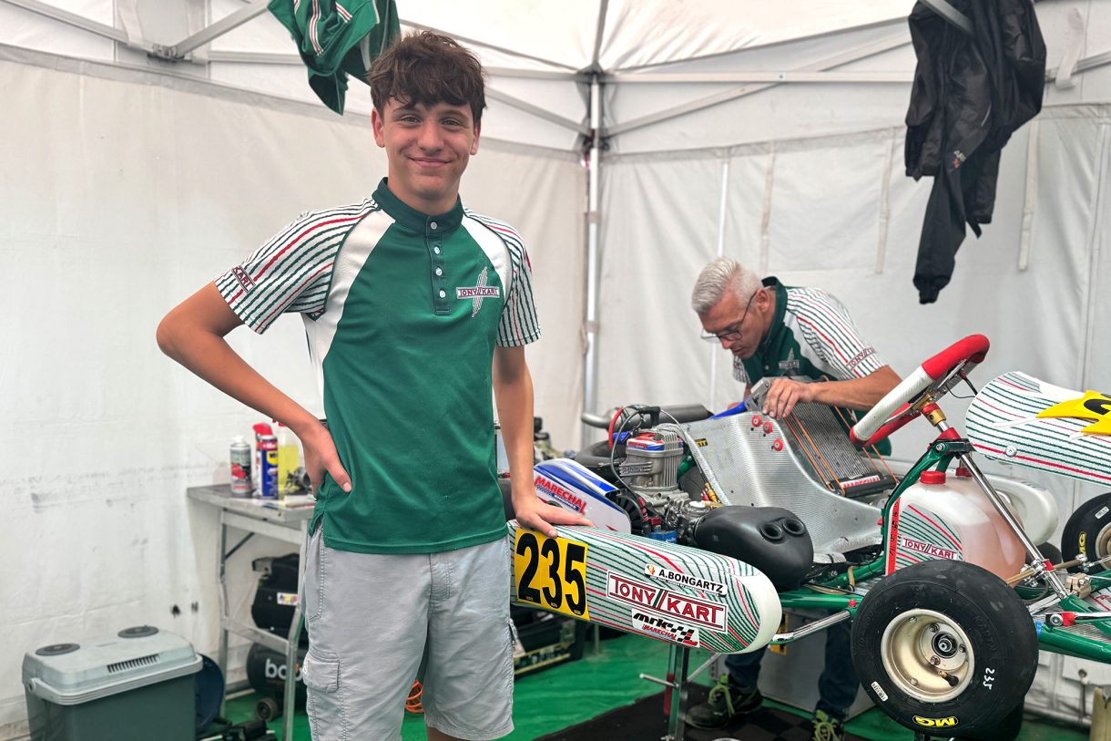 Kartfahrer Anthony Bongartz