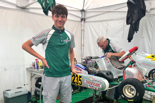 Kartfahrer Anthony Bongartz