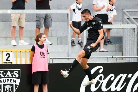 Yentl Van Genechten bejubelt seinen Treffer zur 2:1-Führung