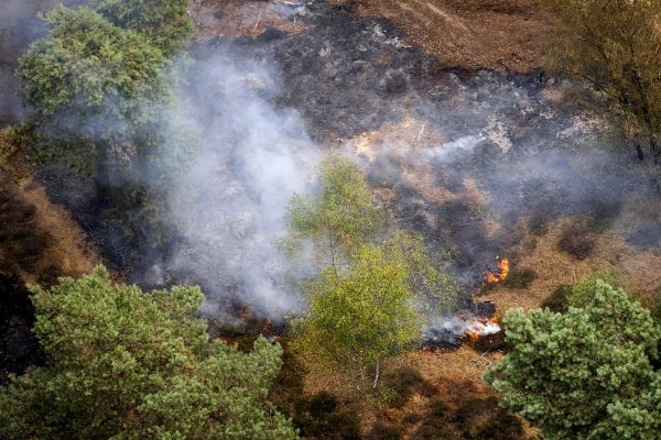 Brand in Boschhuizerbergen in Niederländisch-Limburg am Mittwoch