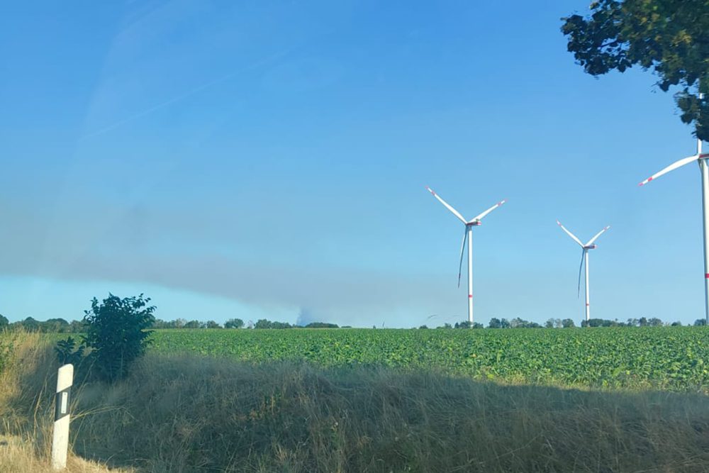 Rauch über dem Hürtgenwald