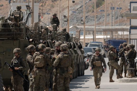 Spanische Soldaten in Ceuta