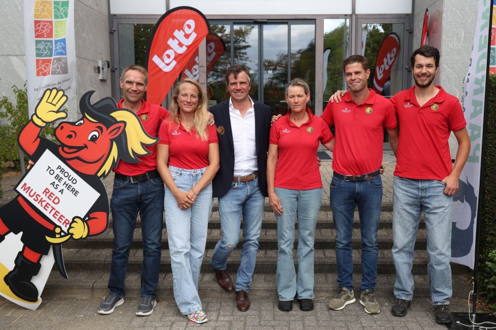 Die belgische Eventing-Equipe