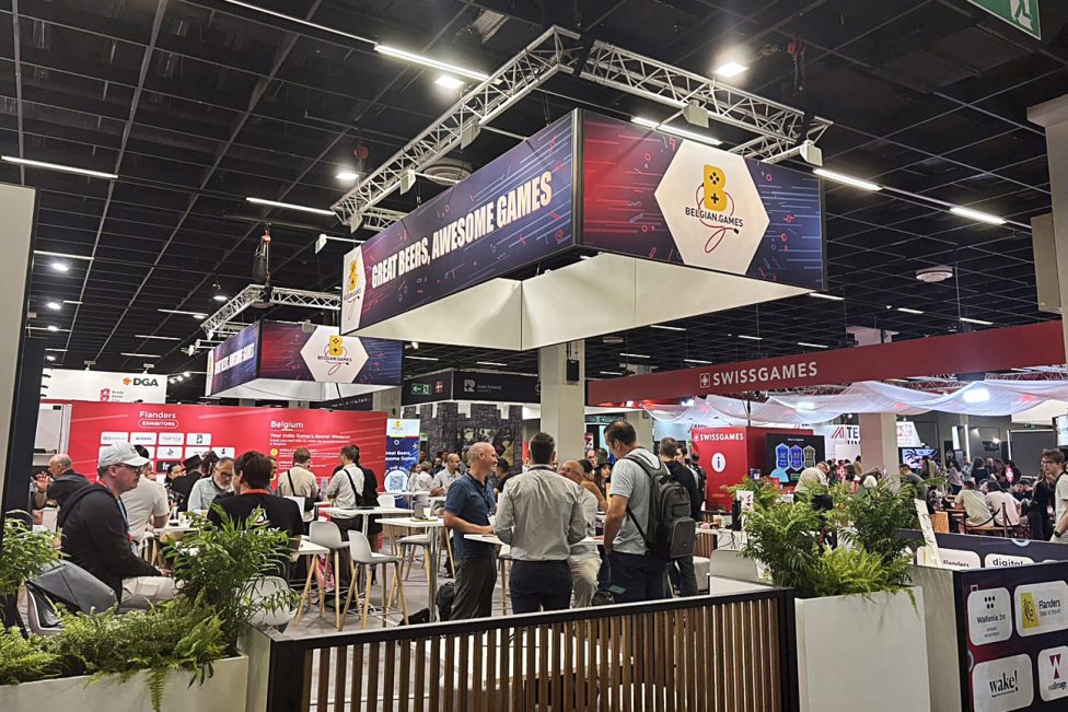 Belgischer Stand bei der Gamescom in Köln 2026
