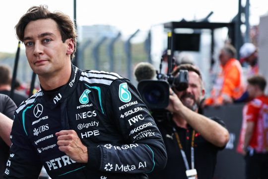 Mercedes-Pilot George Russel