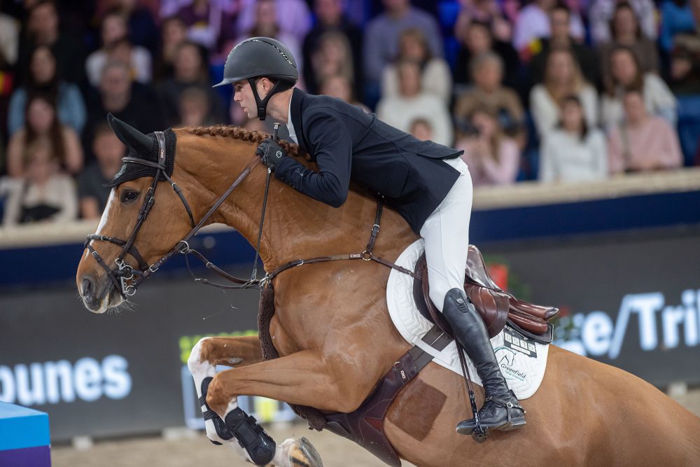 Gilles Thomas auf seinem Pferd Qalista DN