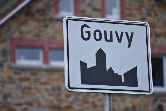 Ortsschild von Gouvy