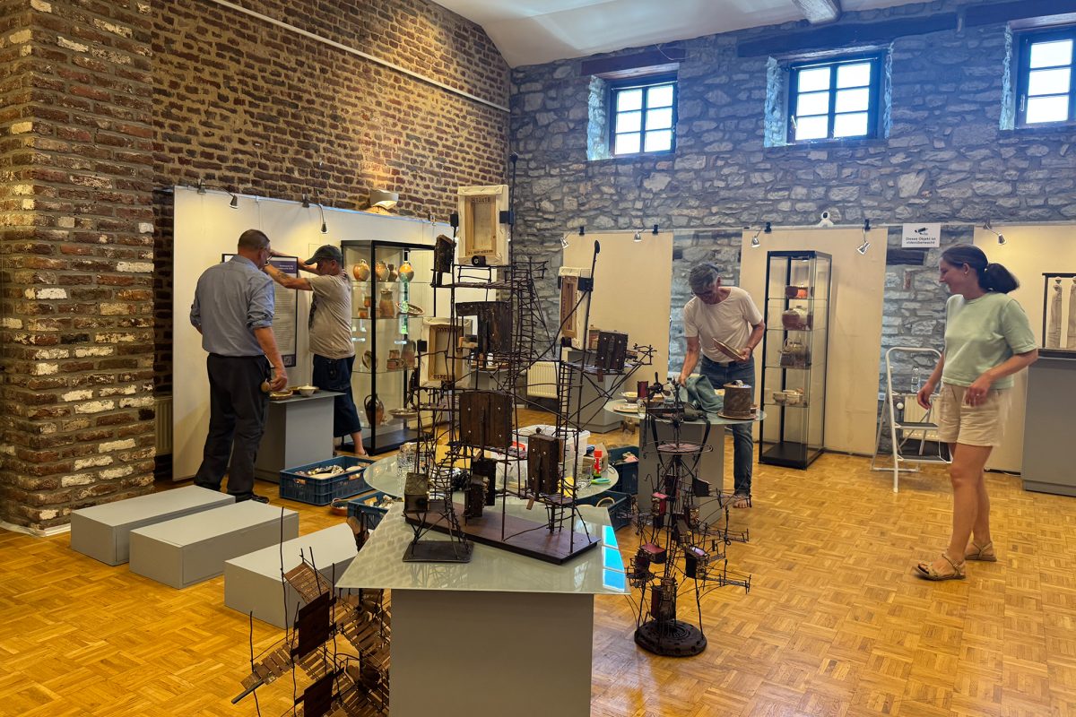 Ausstellungsraum im Haus Zahlepohl in Raeren
