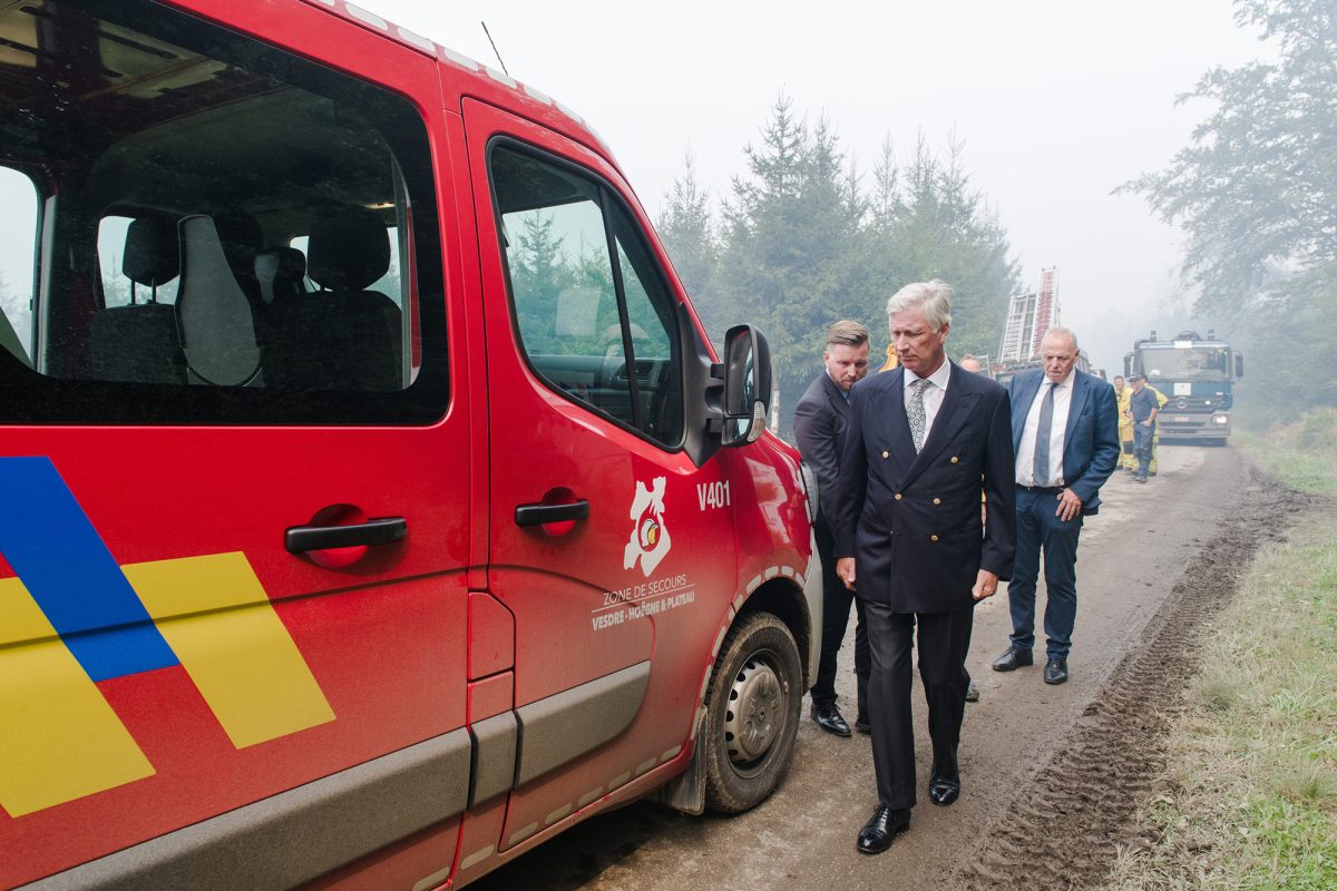 König Philippe - Vennbrand - Feuer im Hohen Venn: Tag vier - Montag