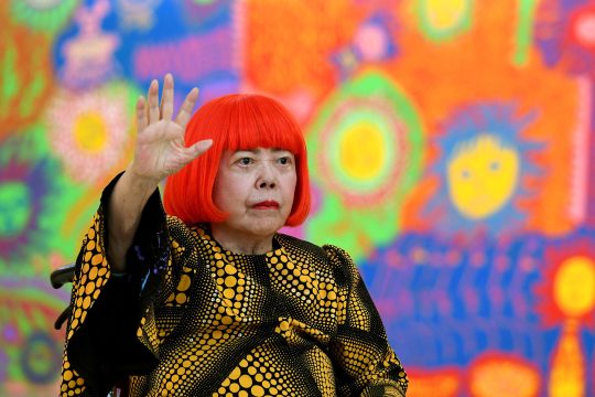 Die japanische Künstlerin Kusama (Bild vom Februar 2017)