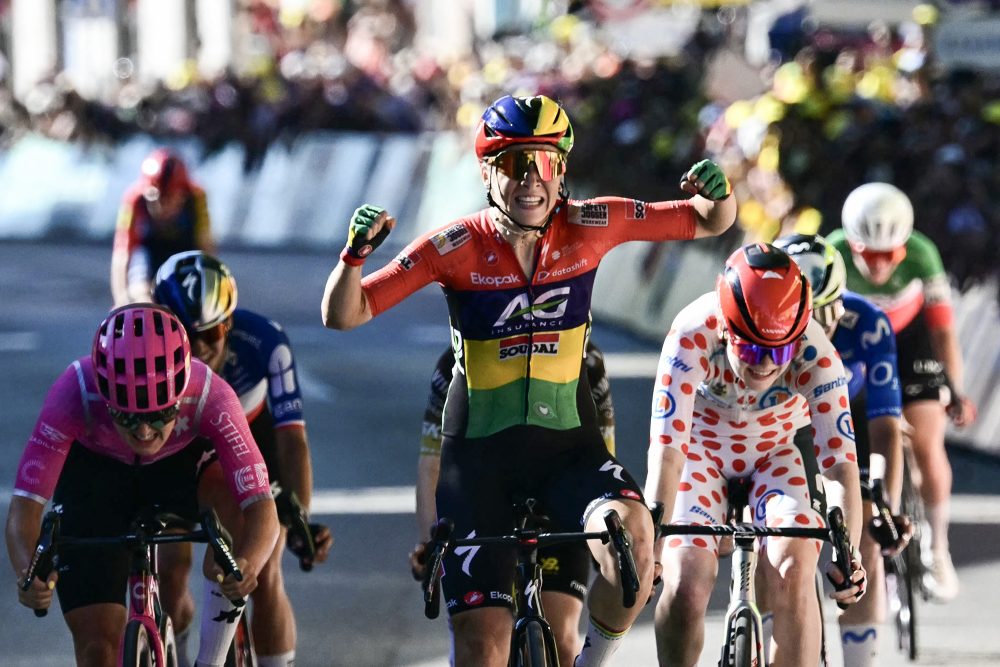 Kim Le Court-Pienaar gewinnt die sechste Etappe der Tour de France Femmes