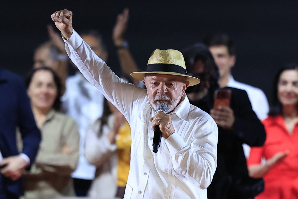 Brasiliens Präsident Lula bei einer Ansprache auf dem Parteitag seiner Arbeiterpartei am 2. August 2026