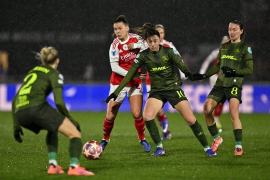 Spiel der OH-Löwen-Frauen gegen Arsenal im Februar 2026