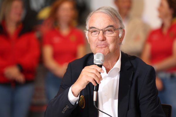 Belgiens Springreit-Nationaltrainer Peter Weinberg