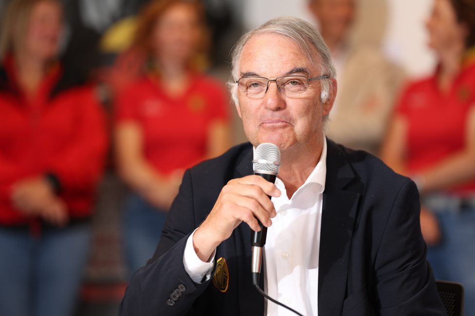 Belgiens Springreit-Nationaltrainer Peter Weinberg