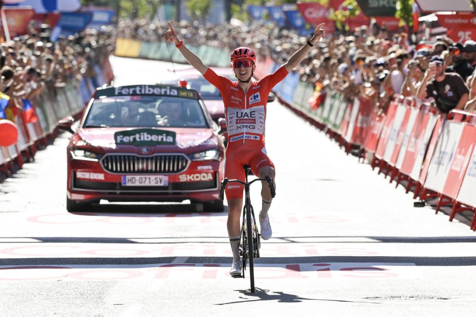 Tadej Pogacar gewinnt die vierte Etappe der Vuelta