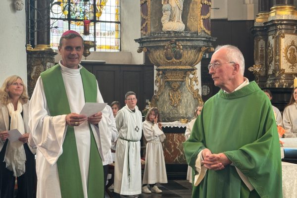 Der Erzbischof von Mecheln-Brüssel, Luc Terlinden, zählte zu den Gratulanten
