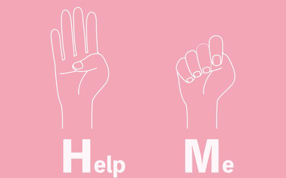 Das internationale Hilferufzeichen "Signal for Help"