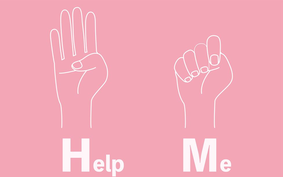 Das internationale Hilferufzeichen "Signal for Help"