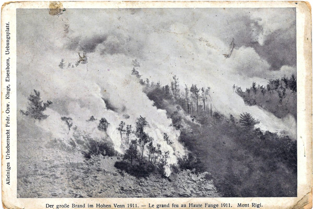 Vennbrand im Jahr 1911