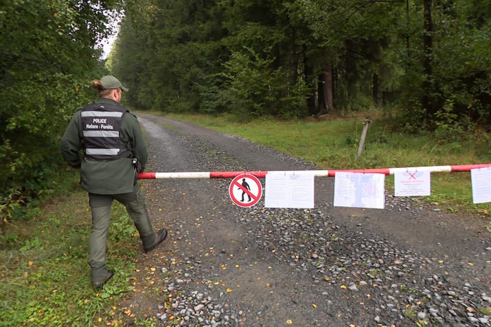Vennbrand: DNF-Mitarbeiter beim Kontrollgang