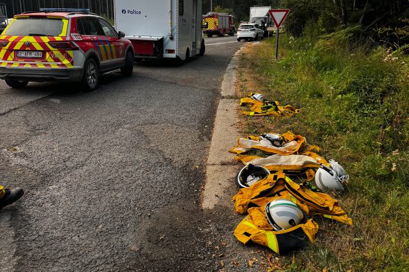 Material der Feuerwehrleute
